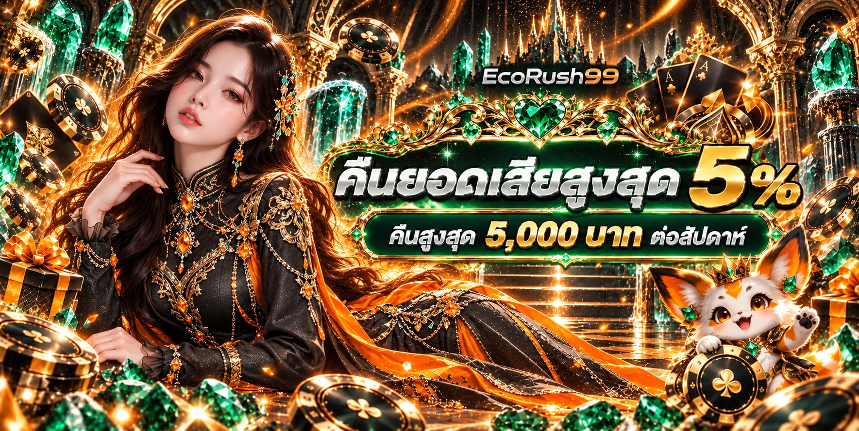 EcoRush99 | เว็บเกมออนไลน์ สล็อต บาคาร่า และโปรโมชั่น